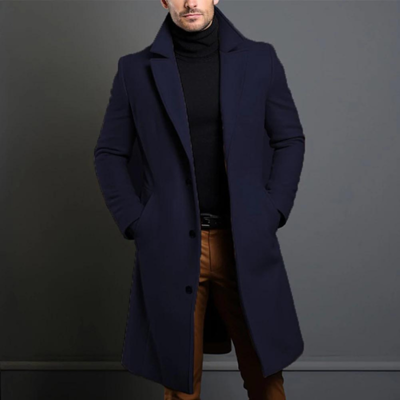 William Manteau en Laine pour Homme Coupe Classique avec Tissu Chaud et Durable & Design Intemporel, vue 4