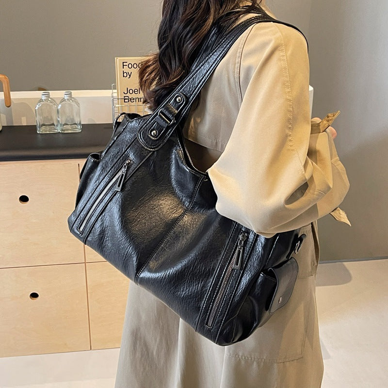 Dakota Sac Bandoulière Femme Sac en Cuir Élégant avec Bandoulière Réglable & Design Spacieu, vue 8