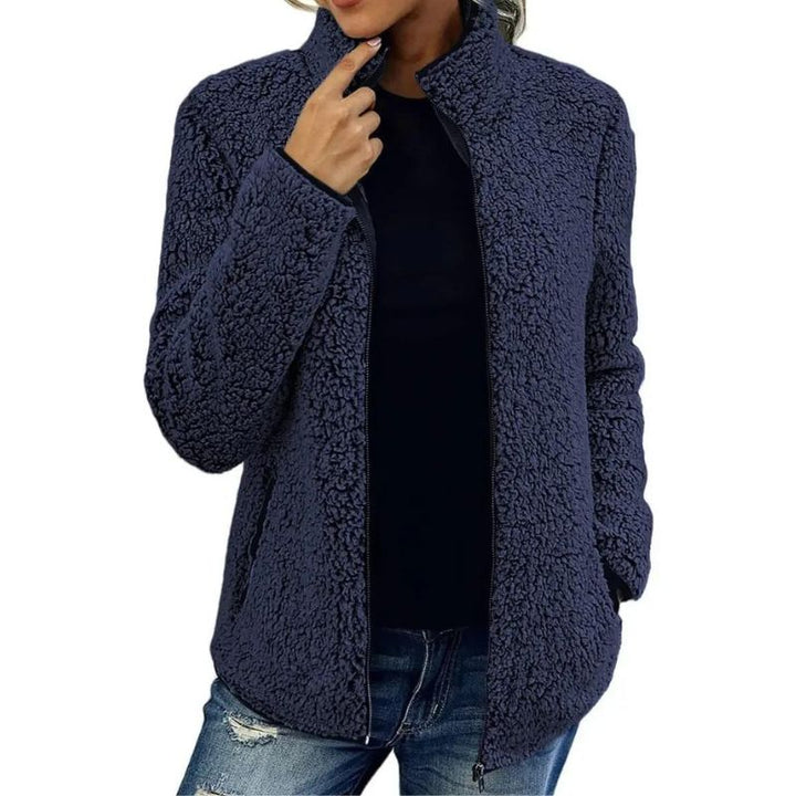 Yuna Veste Femme Veste en Polaire Douce & Chaude au Style Décontracté et Élégant, vue 5