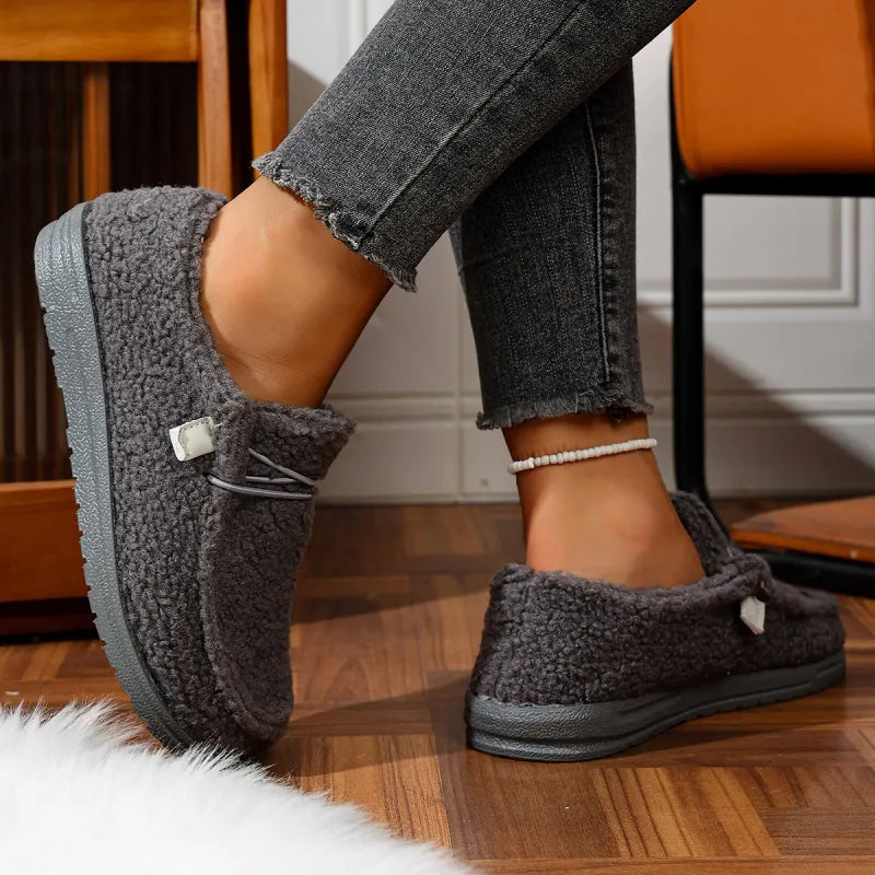 Wendy Chaussons Teddy Femme Slippers Chauds et Doux pour Intérieur & Extérieur, vue 6