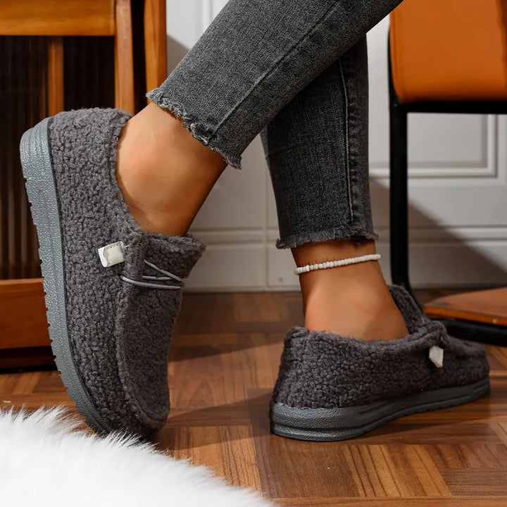 Wendy Chaussons Teddy Femme Slippers Chauds et Doux pour Intérieur & Extérieur, vue 6
