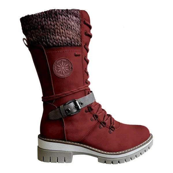Kylee Bottes Hautes Femme Hiver Élégantes avec Isolation Chaude, Doublure Confort & Fermeture Zippée, vue 4