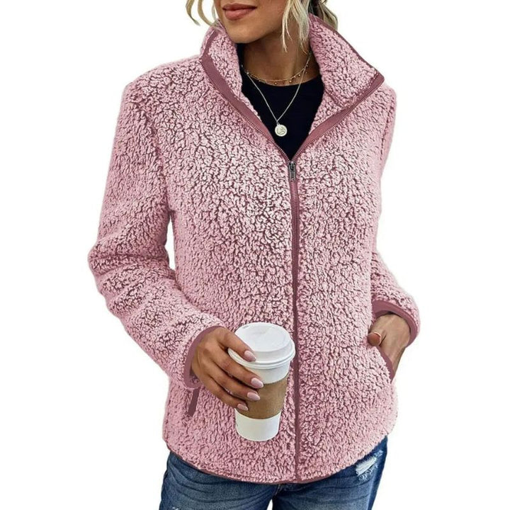 Yuna Veste Femme Veste en Polaire Douce & Chaude au Style Décontracté et Élégant, vue 2