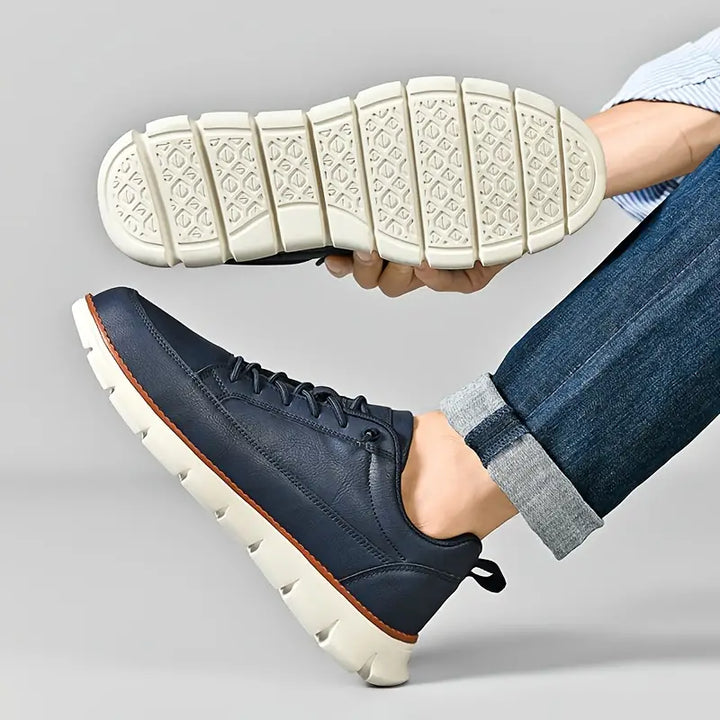 BASKETS EN CUIR AVEC SOUTIEN
