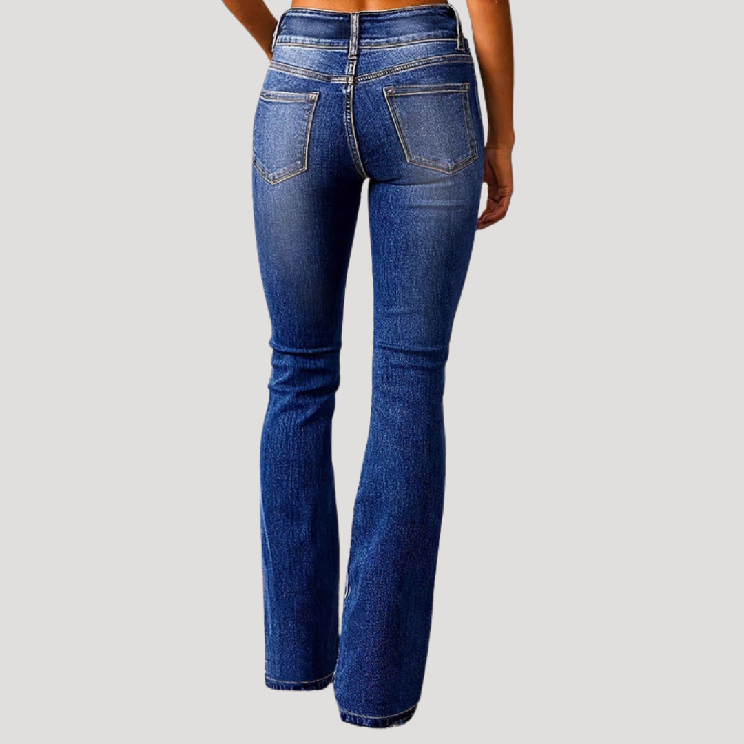 Suzanne Jean Bootcut Femme Taille Haute