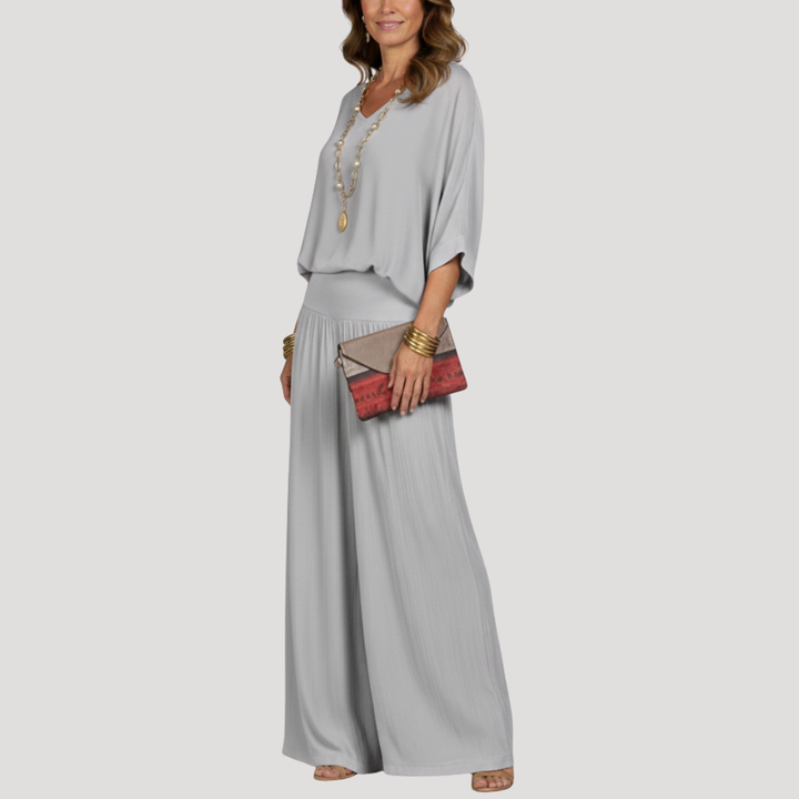 Women's Elegant Loose Two-Piece Trouser Set