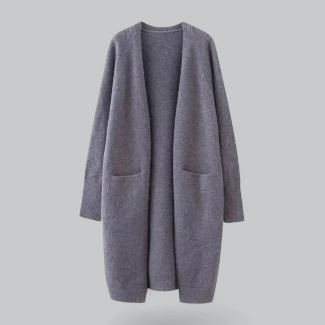 Apolline Cardigan Long Femme avec Poches