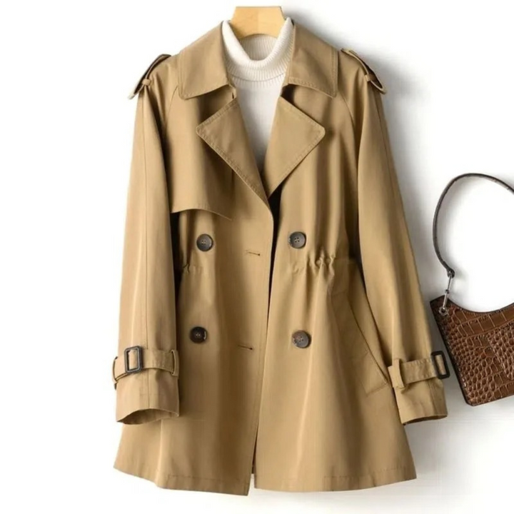 Manel Manteau Femme Trench-Coat Décontracté Élégant au Style Moderne & Confortable, vue 4