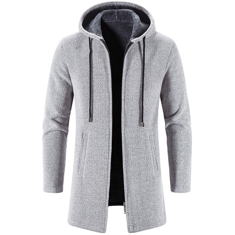 Reginald Veste à Capuche Homme en Polaire Manteau Extérieur Doux et Chaud avec Coupe Confortable pour Temps Froid