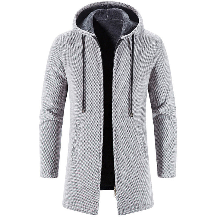 Reginald Veste à Capuche Homme en Polaire Manteau Extérieur Doux et Chaud avec Coupe Confortable pour Temps Froid