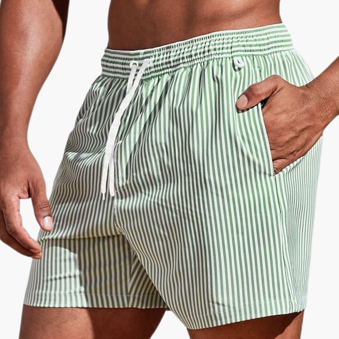 Short de Bain Rayé Lucas