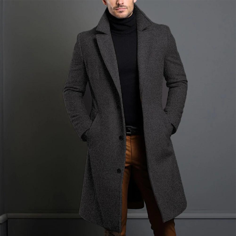 William Manteau en Laine pour Homme Coupe Classique avec Tissu Chaud et Durable & Design Intemporel, vue 3