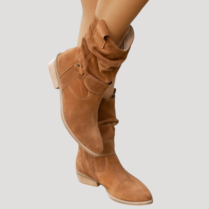 Joséphine Bottines Western Femme à Boucle