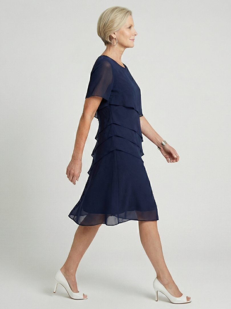 Robe douce à mi-longueur Camille