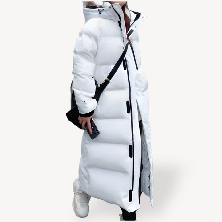 Salomé Doudoune longue oversize femme à capuche