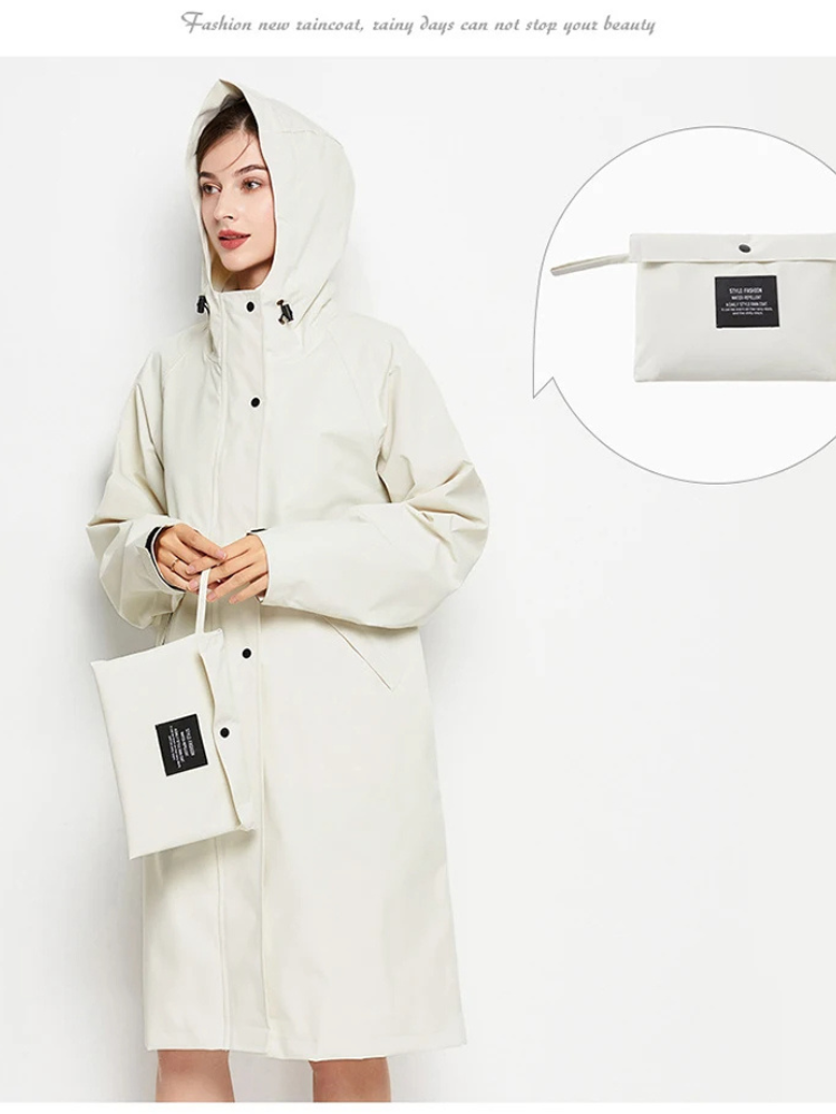 Malia Veste Femme Imperméable Légère Coupe-Vent avec Capuche Ajustable & Poches Pratiques, vue 4
