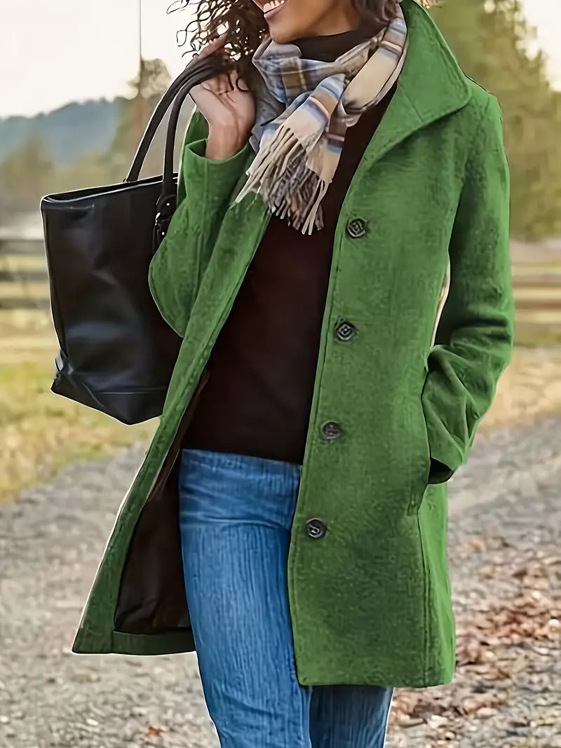 Brianna Manteau Femme Manteau d’Hiver Élégant avec Doublure Chaude & Coupe Féminine