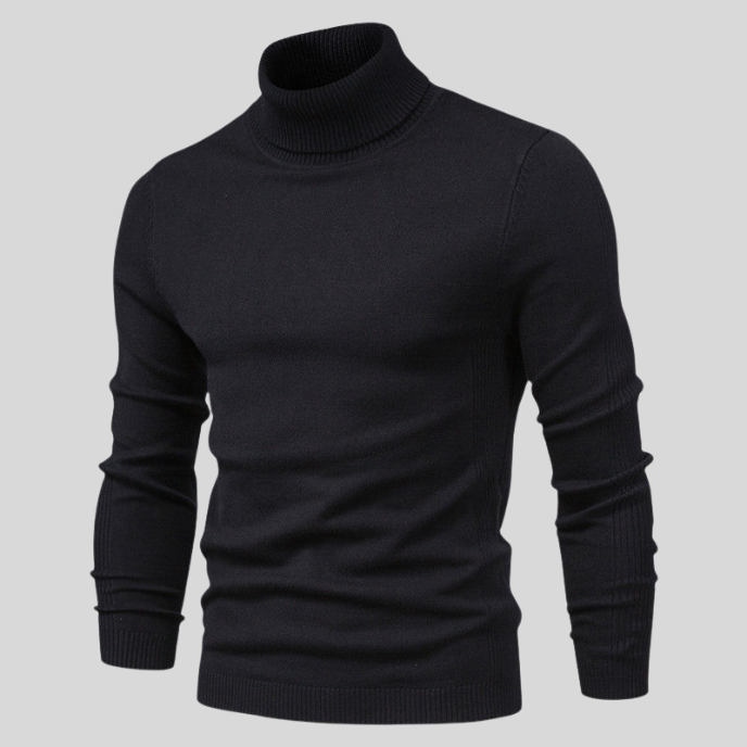 Jerold Pull Homme Pull Col Montant Élégant & Confortable au Style Polyvalent, vue 5