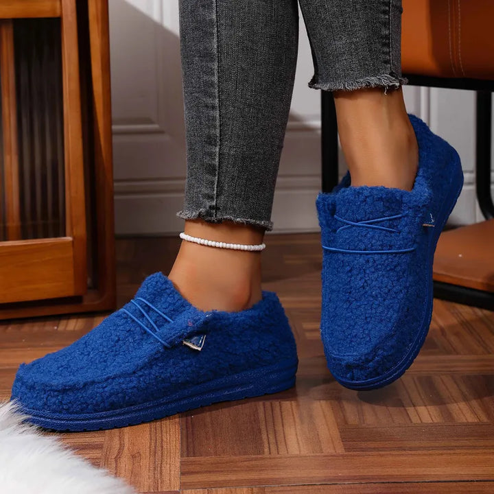 Wendy Chaussons Teddy Femme Slippers Chauds et Doux pour Intérieur & Extérieur, vue 4