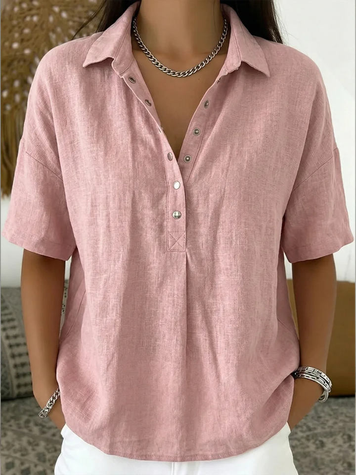 Blouse avec Col et Détails Boutonnés Willow