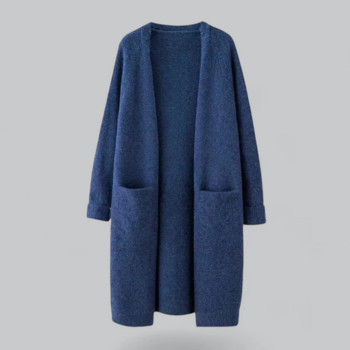 Apolline Cardigan Long Femme avec Poches