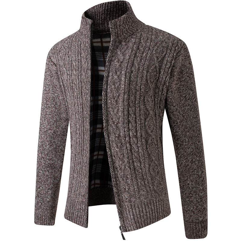 Jeffery Pull Homme en Velours Tricoté Tissu Soigné et Doux au Style Moderne Élégan, vue 2