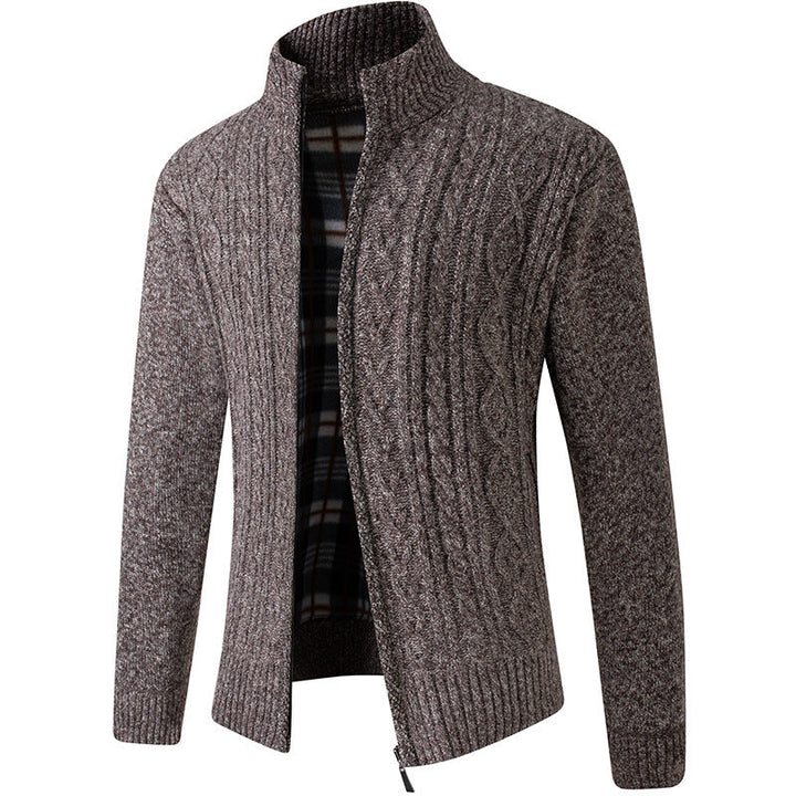 Jeffery Pull Homme en Velours Tricoté Tissu Soigné et Doux au Style Moderne Élégan, vue 2