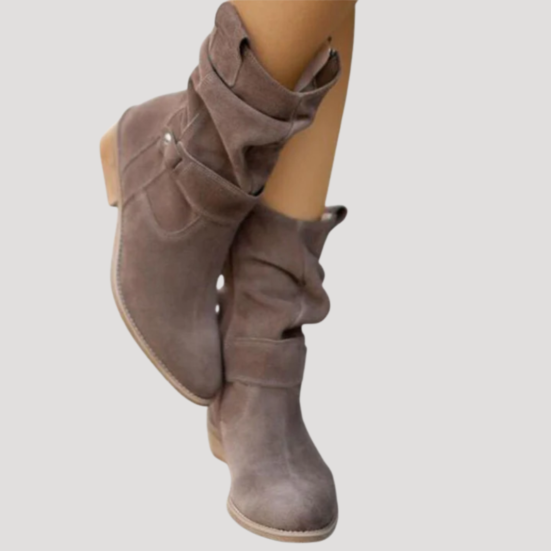 Joséphine Bottines Western Femme à Boucle