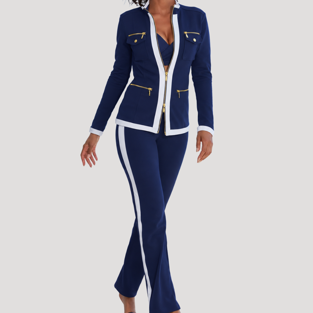 Zoé Ensemble Jogging Femme Rayé Deux Pièces