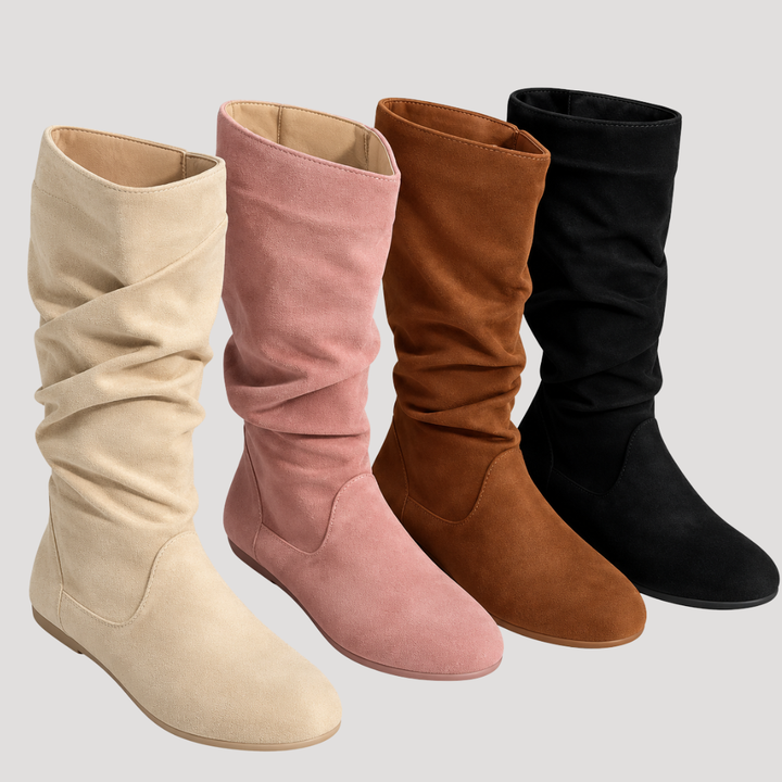 Mathilde Bottes Femme Mi-Mollet Souples