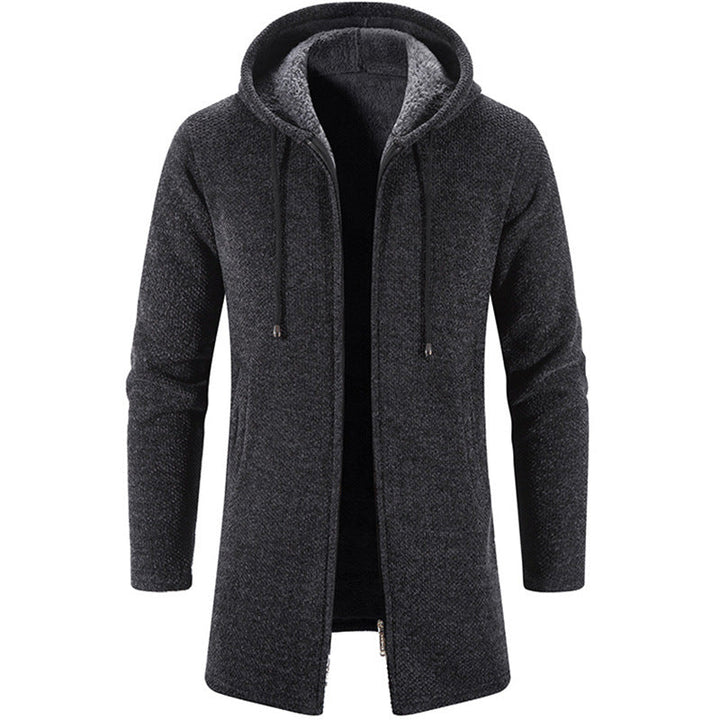 Reginald Veste à Capuche Homme en Polaire Manteau Extérieur Doux et Chaud avec Coupe Confortable pour Temps Froid, vue 4