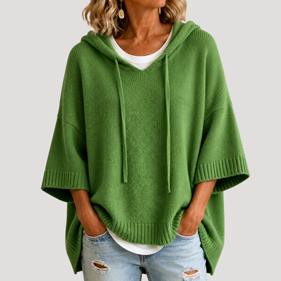 Ninon Pull Femme Oversize à Capuche