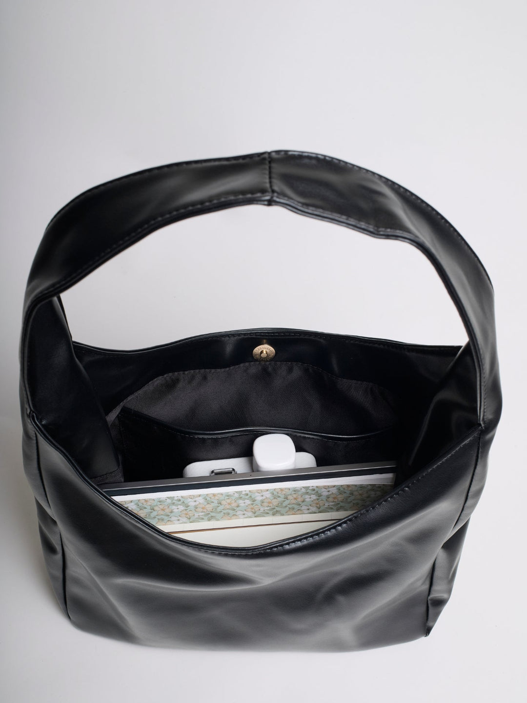 Luciana Sac Femme Épaule Vegan Hobo Minimaliste Élégant & Spacieux 13", vue 3