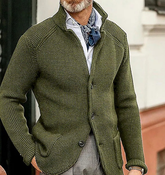 Edward Blazer Homme Vintage Col Montant Élégant, Manches Longues & Style Intemporel, vue 7