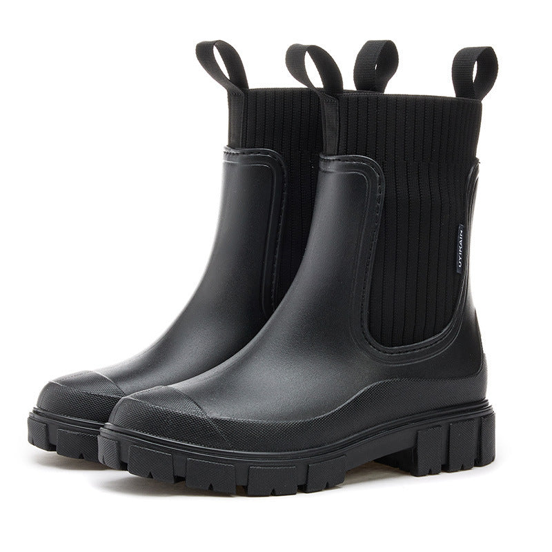 Zaria Bottes de Pluie Femme Imperméables Légères avec Semelle Antidérapante, vue 7