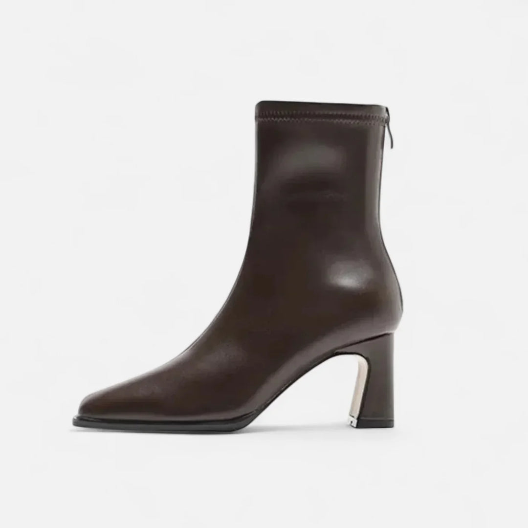 Madison Bottines Femme Bottines Hiver Vintage à Bout Carré avec Doublure Chaude & Talon Bloc, vue 5