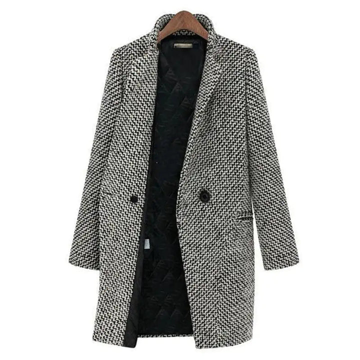 Celeste Manteau en Laine Femme Élégant, Chaud & Polyvalent pour l’Hiver