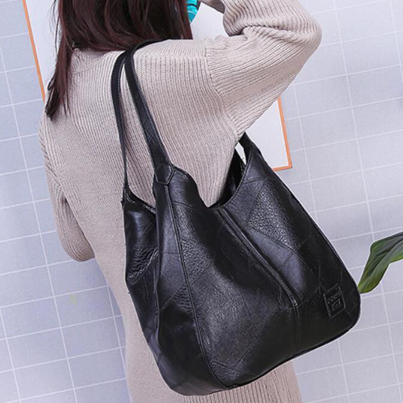 Alice Sac Vintage Femme Élégant Sac à Main en Similicuir avec Grand Espace & Finitions, vue 7