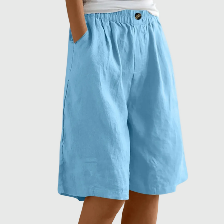 Shorts Amples Taille Élastique Marie