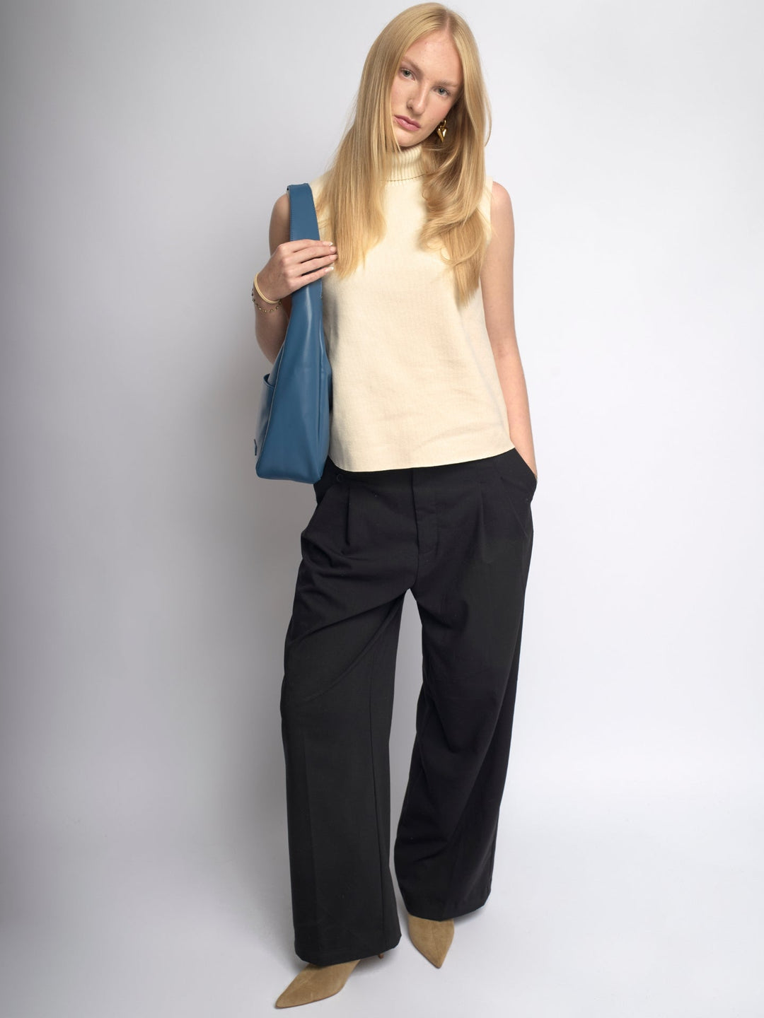 Luciana Sac Femme Épaule Vegan Hobo Minimaliste Élégant & Spacieux 13", vue 100