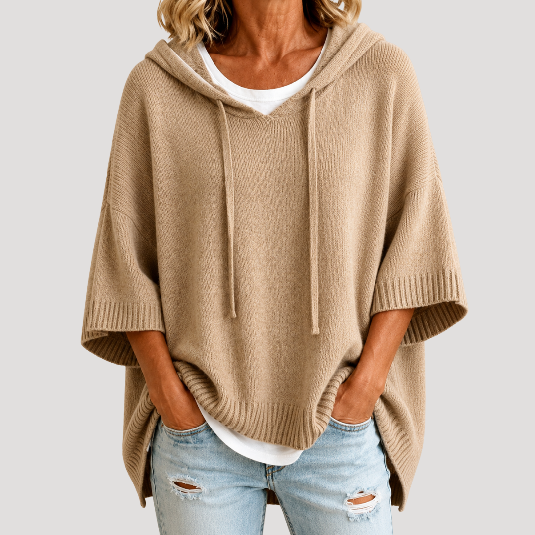 Ninon Pull Femme Oversize à Capuche