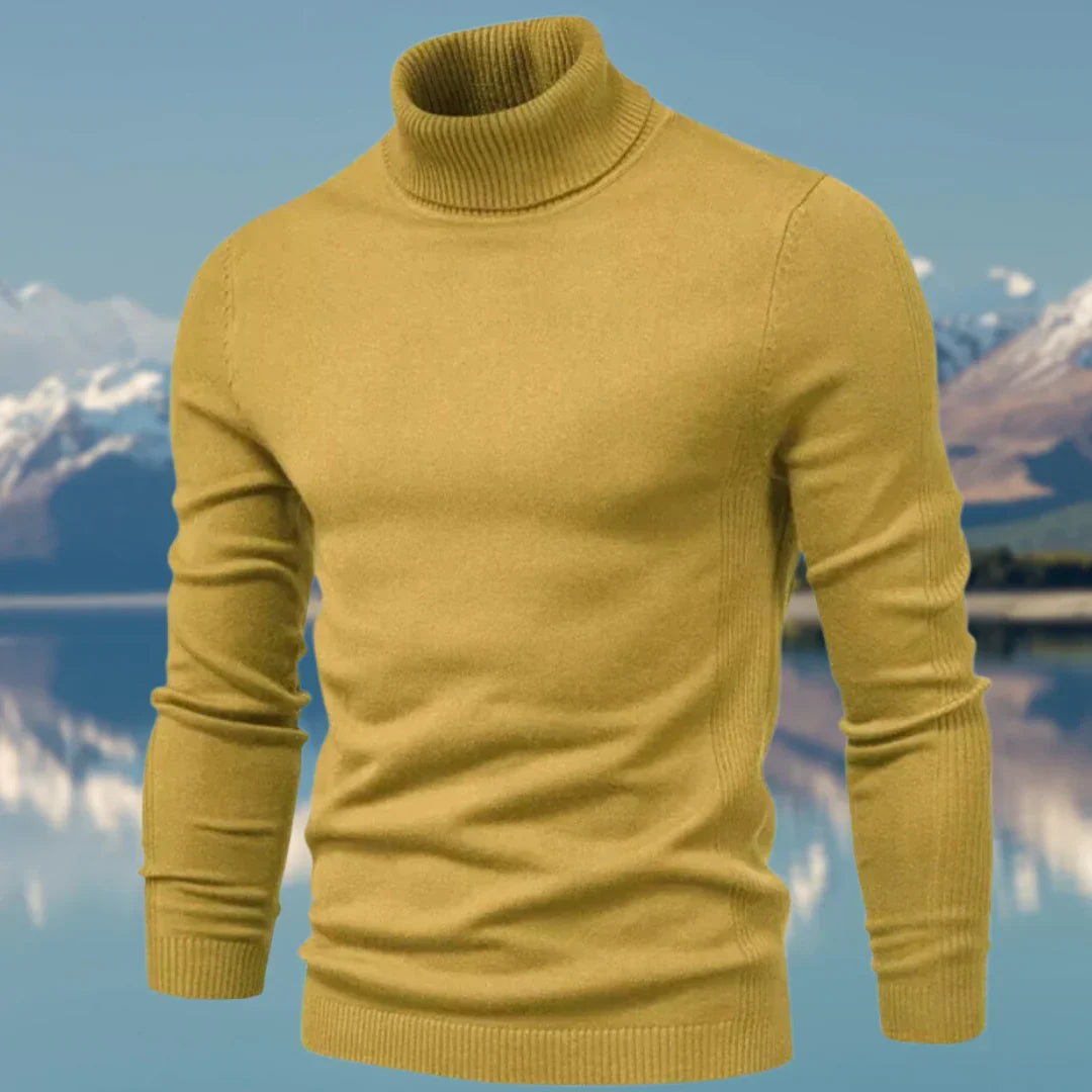 Vince Pull Col Roulé Homme Classique en Maille Douce, Ajusté & Élégant pour l’Hiver, vue 8