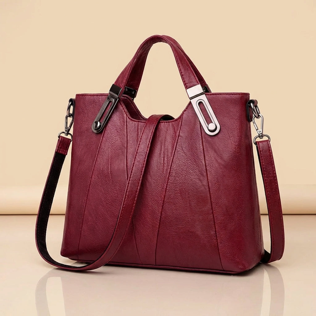 Women's Leather Handbag – Elegant Everyday Shoulder Bag
