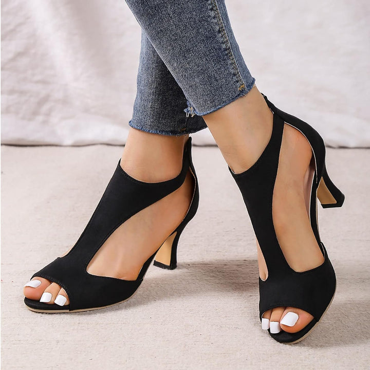 Rearrasa | Confortables talons hauts en cuir