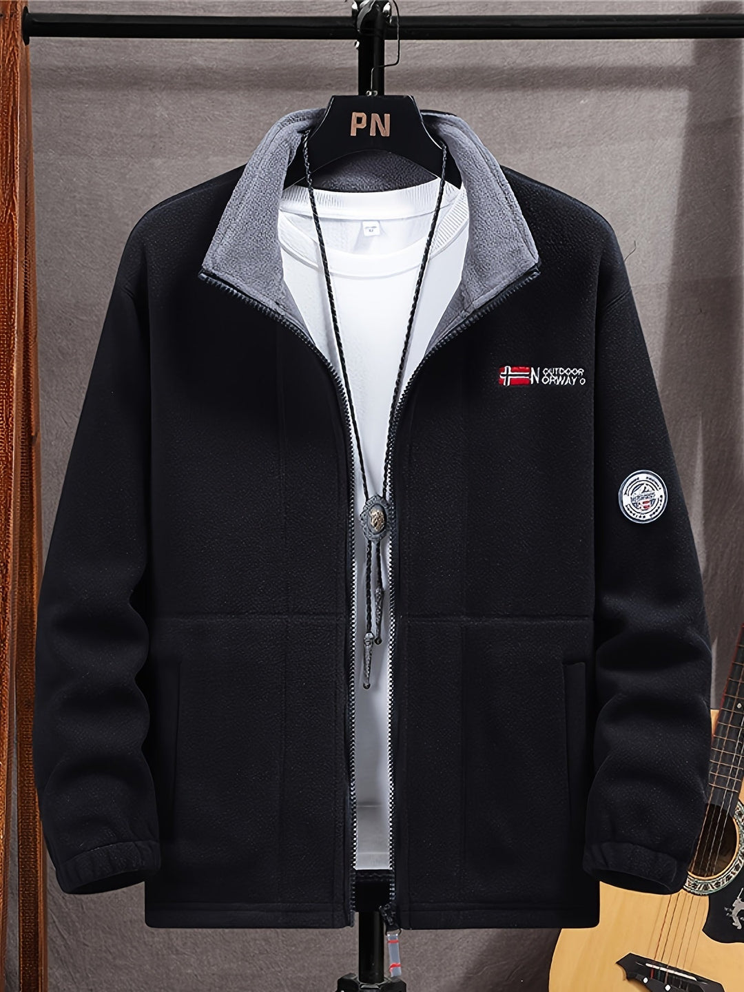 Julius Veste Polaire Outdoor Homme Douce, Chaude & Légère avec Col Protecteur, vue 26
