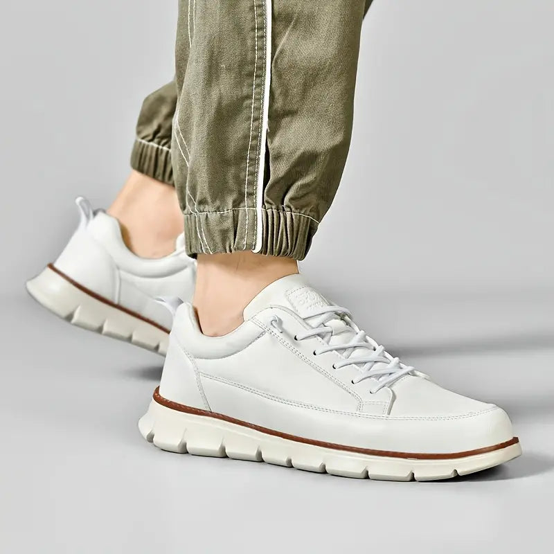 BASKETS EN CUIR AVEC SOUTIEN