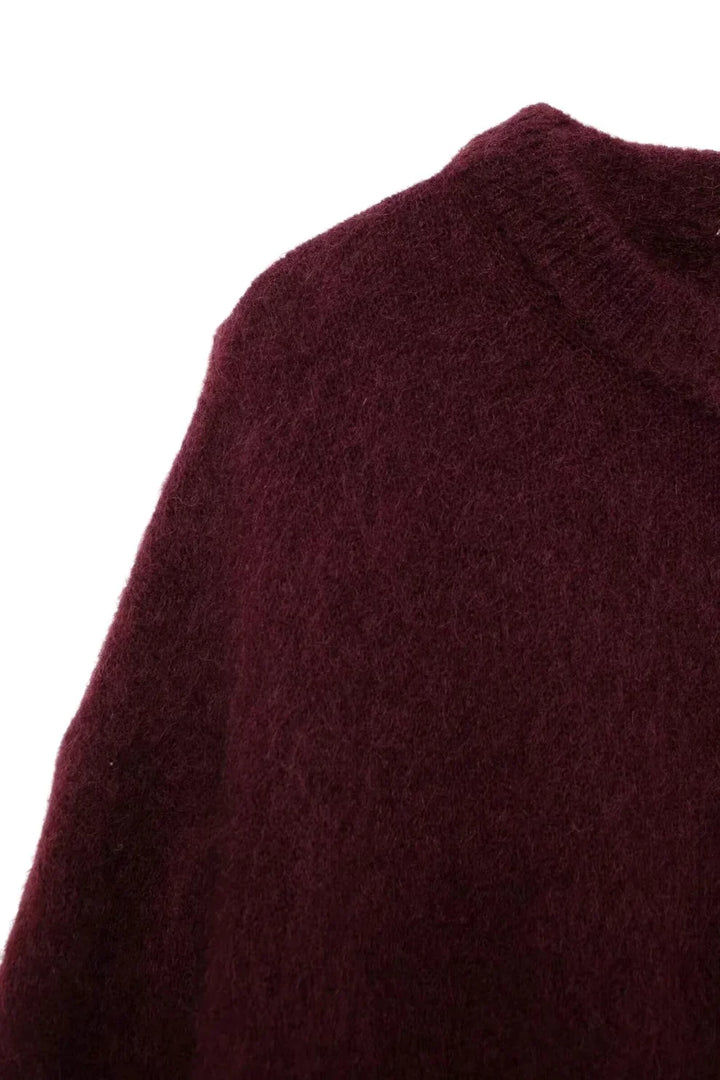 Milas Pull d’Hiver Doux Femme Coupe Décontractée avec Col Rond & Chaleur Légère, vue 9