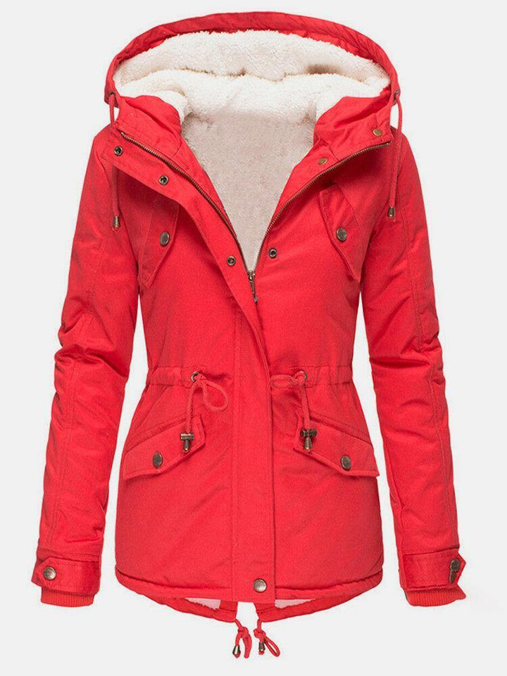 Claire Veste d’Hiver Femme Manteau Chaud Imperméable avec Capuche & Doublure Douce, vue 8