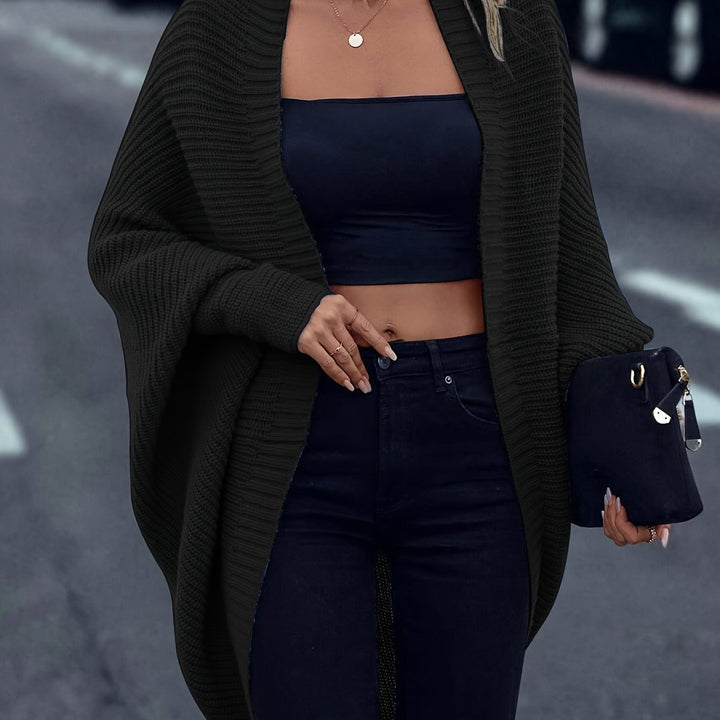 Gilet en Tricot Surdimensionnée pour femme, vue 3