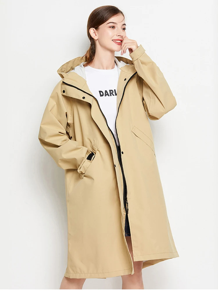 Malia Veste Femme Imperméable Légère Coupe-Vent avec Capuche Ajustable & Poches Pratiques, vue 7